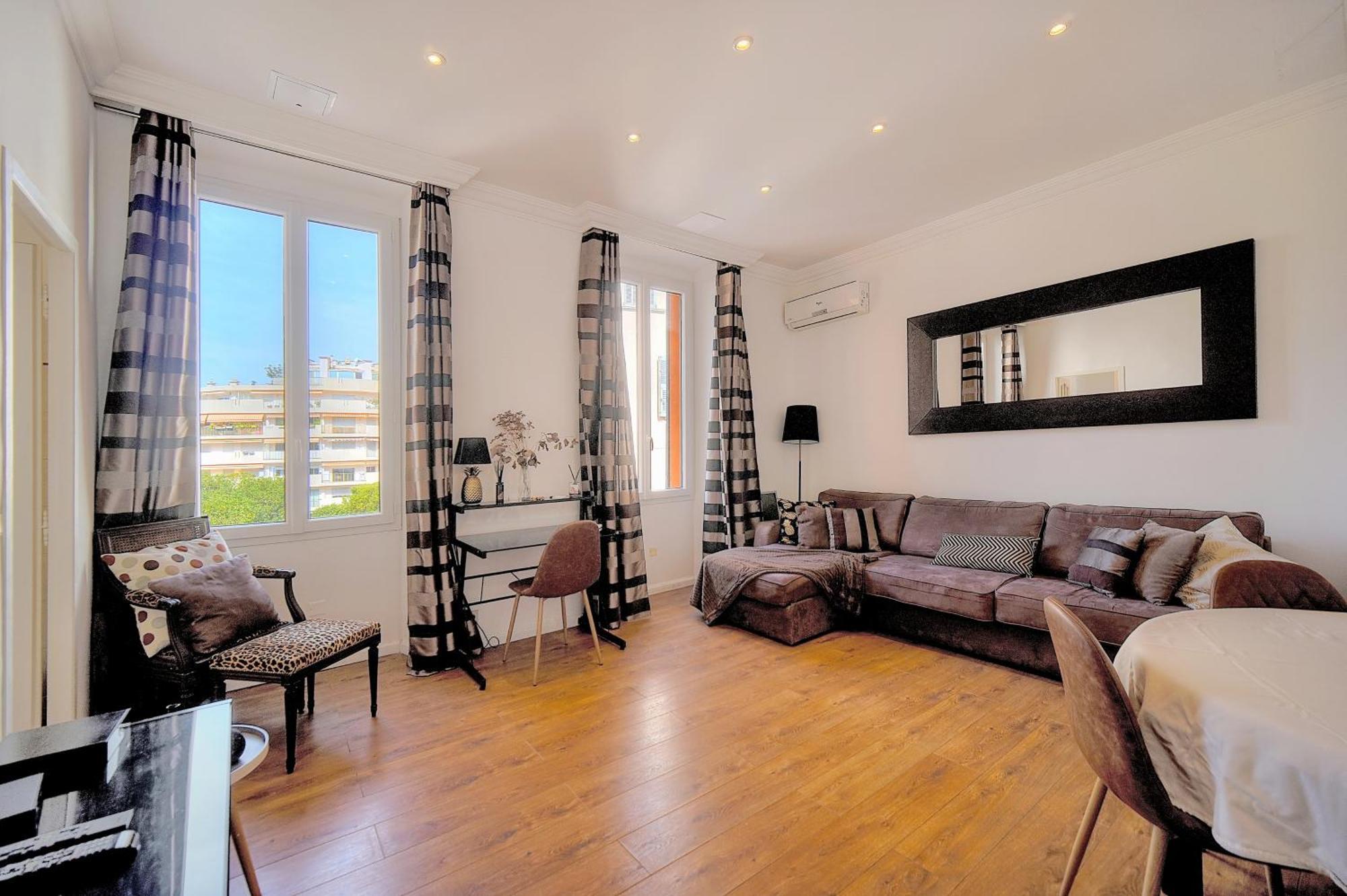 Le Cal-3 Pieces-2 Min Plage-vca Appartement Cannes